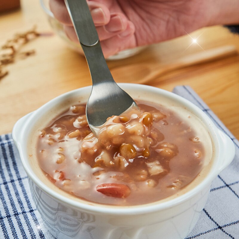 Tasting Spoon Stainless Steel 304 Tweezers Chef Dual Dishes Taste Scoop Dual Function Spoon Cooker Spoon Gadget Tools