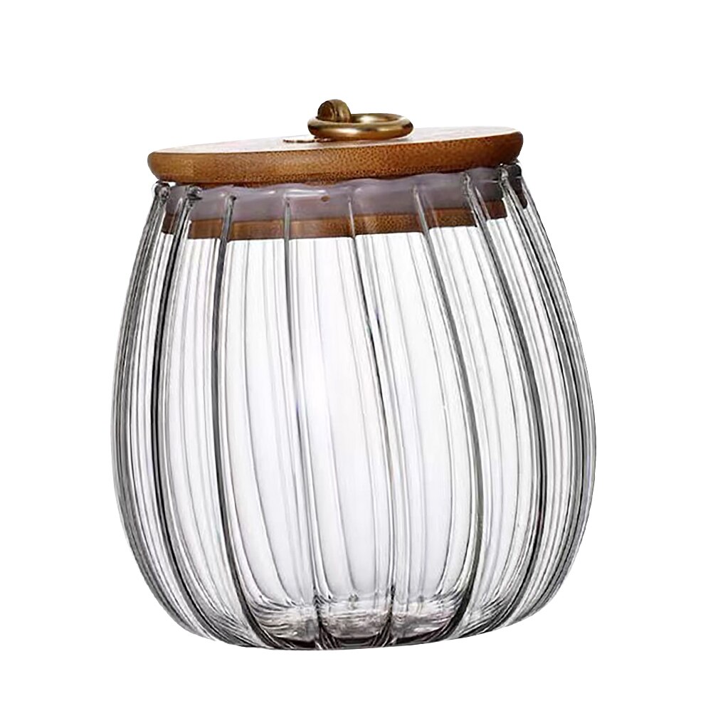 Glass Storage Canister with Lid Airtight Candy Jar Loose Tea Canister Food Canister