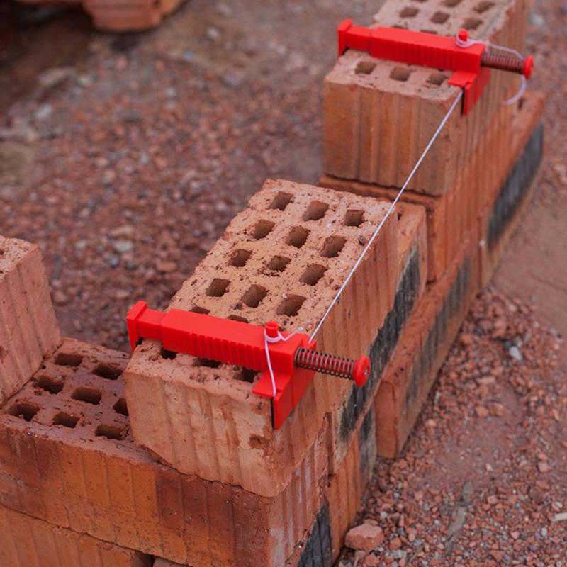 Nivelador de línea de nivelación de ladrillos, herramienta de fijación de albañilería para construcción