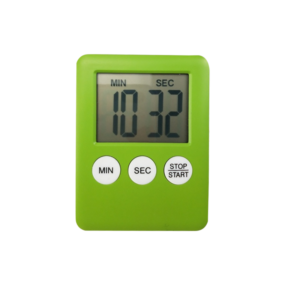 Minuterie magnétique chronomètre de sommeil cuisine cuisson affichage LED numérique Minute deuxième compte à rebours compte à rebours oeufs bouillants minuterie: Or
