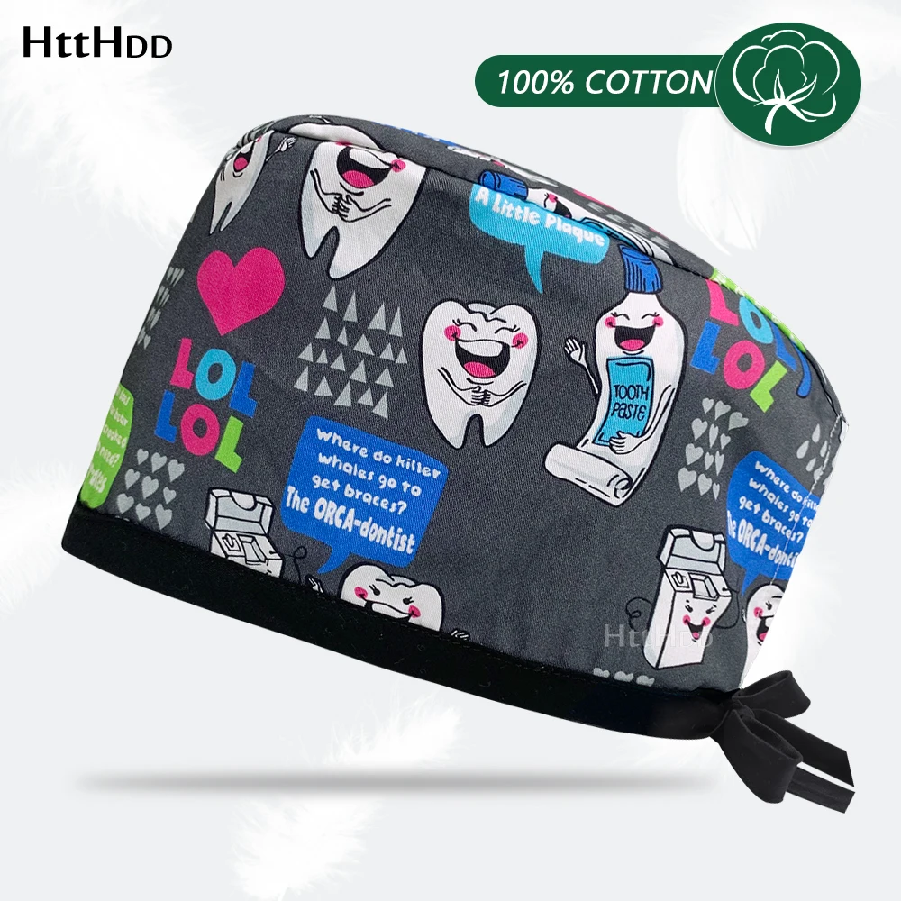 Precios al por mayor, sombreros clínicos para anestesista, gorro quirúrgico para mascotas para hombres, gorro quirúrgico para enfermera, médico, dentista, farmacia, gorro exfoliante: Azul