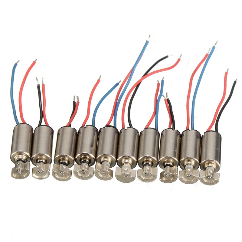 10PCS DC 1.5-3V Micro 10x4x8mm Mobiele Telefoon Coreless Trillingen Motor Vibrator voor SANYO Trillingen Motor Kit