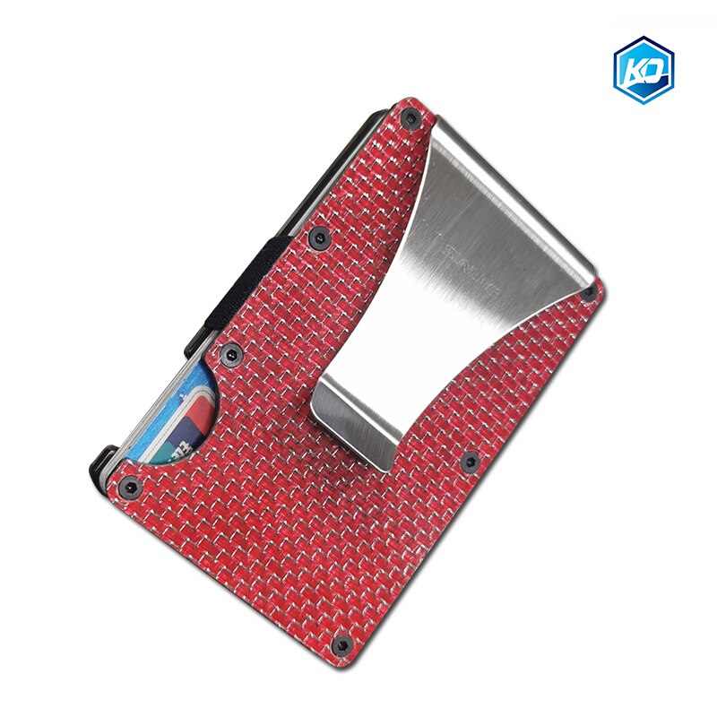 Carbon fiber wallet, metal wallet, wallet, bank card holder, carbon fiber RFID card holder