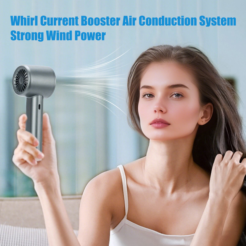 Przenośny Wiatraczek Ręczny Chłodzący Lodem mini Bezłopatkowy Wiatrak Ręczny USB Akumulatorowy Osobisty Wysokobrotowy Wiatrak Elektryczny Wiatrak robić Rzęs