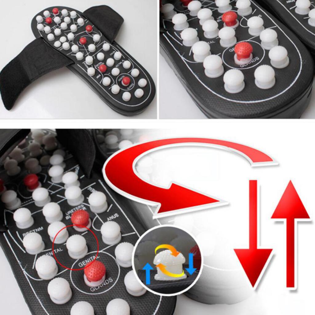 1 Paar Antislip Voet Massage Slippers Acupunt Massage Sandaal Reflexologie Sandalen Voet Massager Schoenen Voor Vrouwen Mannen Ouderen