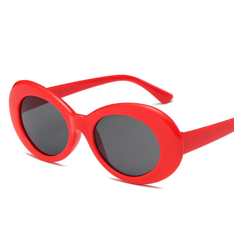 Kvinder ovale solbriller vintage solbriller damer beskyttelsesbriller hvide sorte briller  uv400: 03