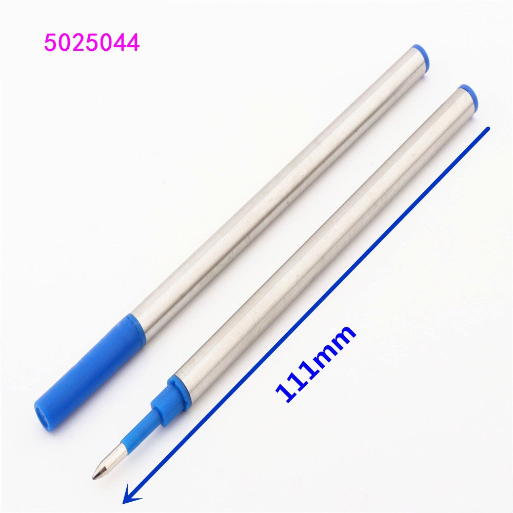 Luxury Jinhao Advanced pen School student office Medium Nib Rollerball pen: 2pcs ink Blue