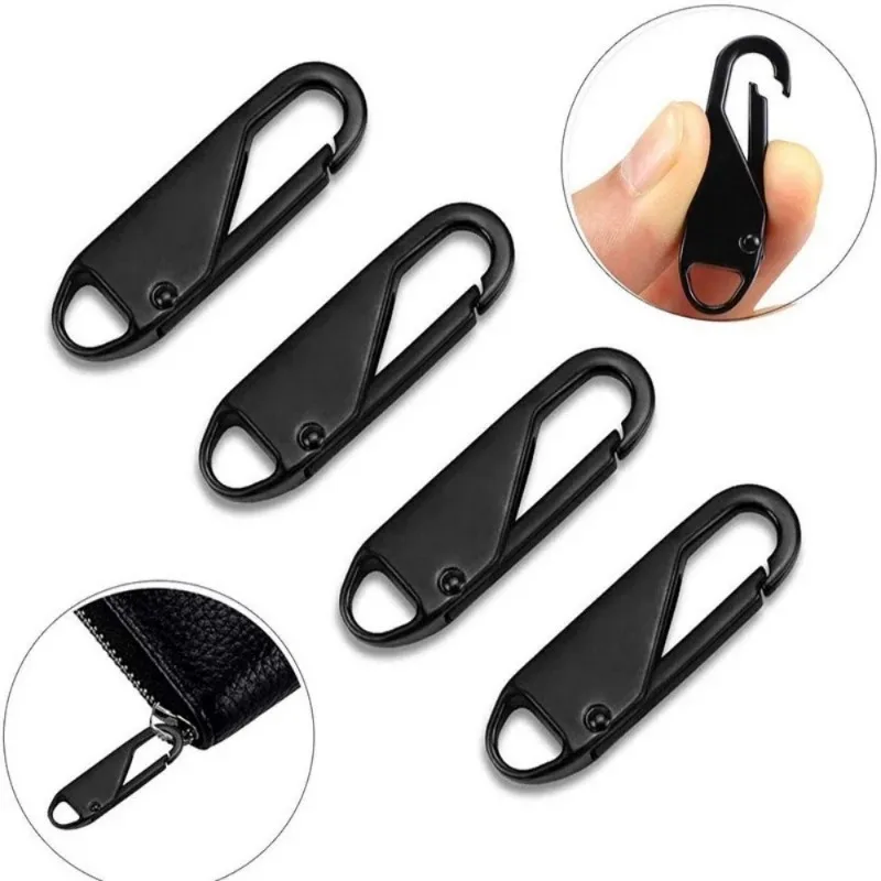 Kit de reparación de cremallera instantánea, tirador deslizante de cremallera de , repuesto para hebilla rota, bolsa de viaje, cabeza de cremallera de maleta, 2/8 Uds.