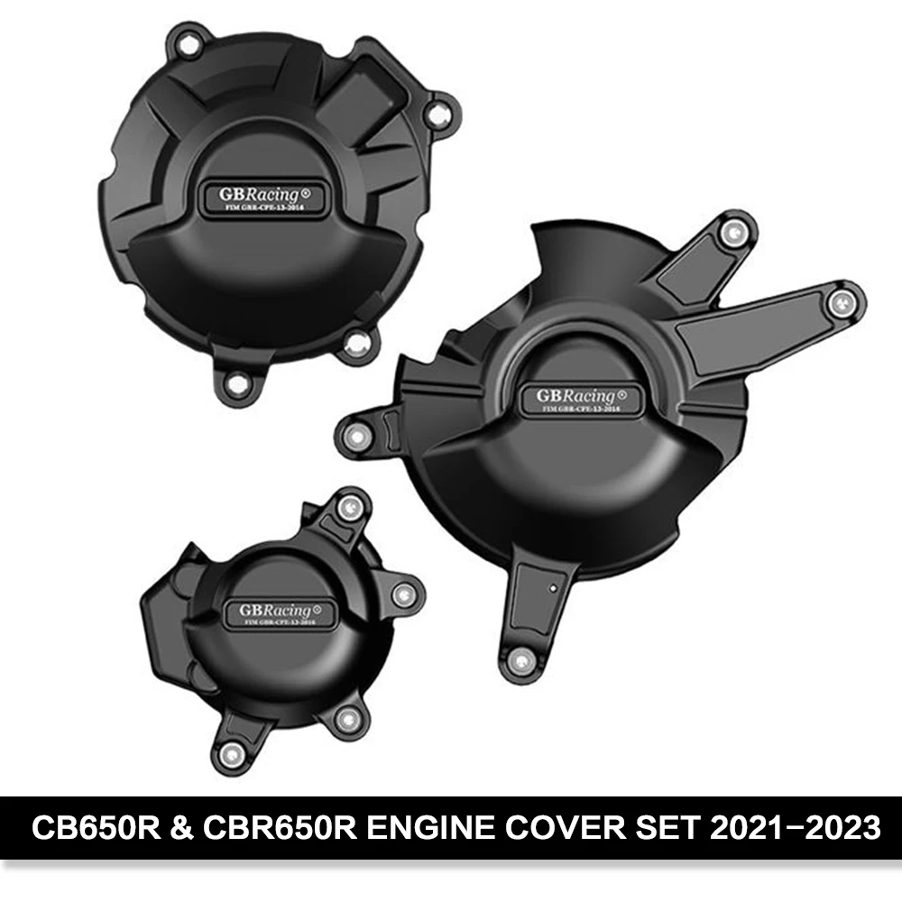 CB650R y CBR650R Juego de cubiertas de motor CBR650R Cubierta de protección CB650R Protector de motor ​ Para HONDA CB650R CB650 -2023 CB650F CBR650F