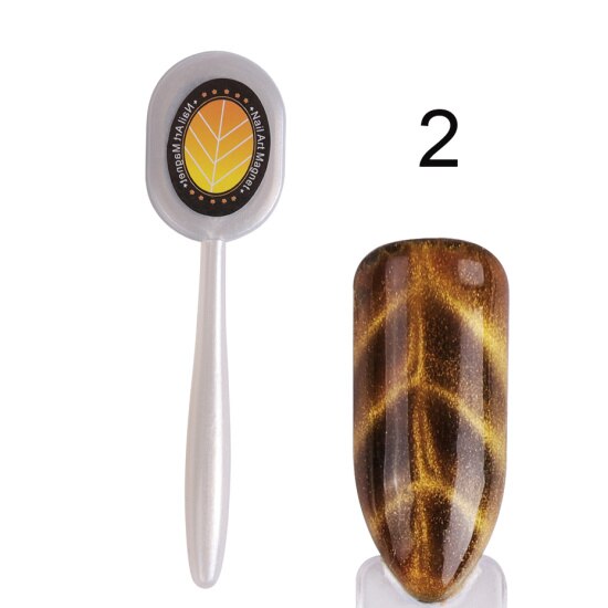 1 Pc Cat Eye Magneet Sterke Effect Magetic Stick Board Voor Nail Tekening Uv Gel Nagellak Streep Lijn Magnetische Board nail Tool TR01-06: 2