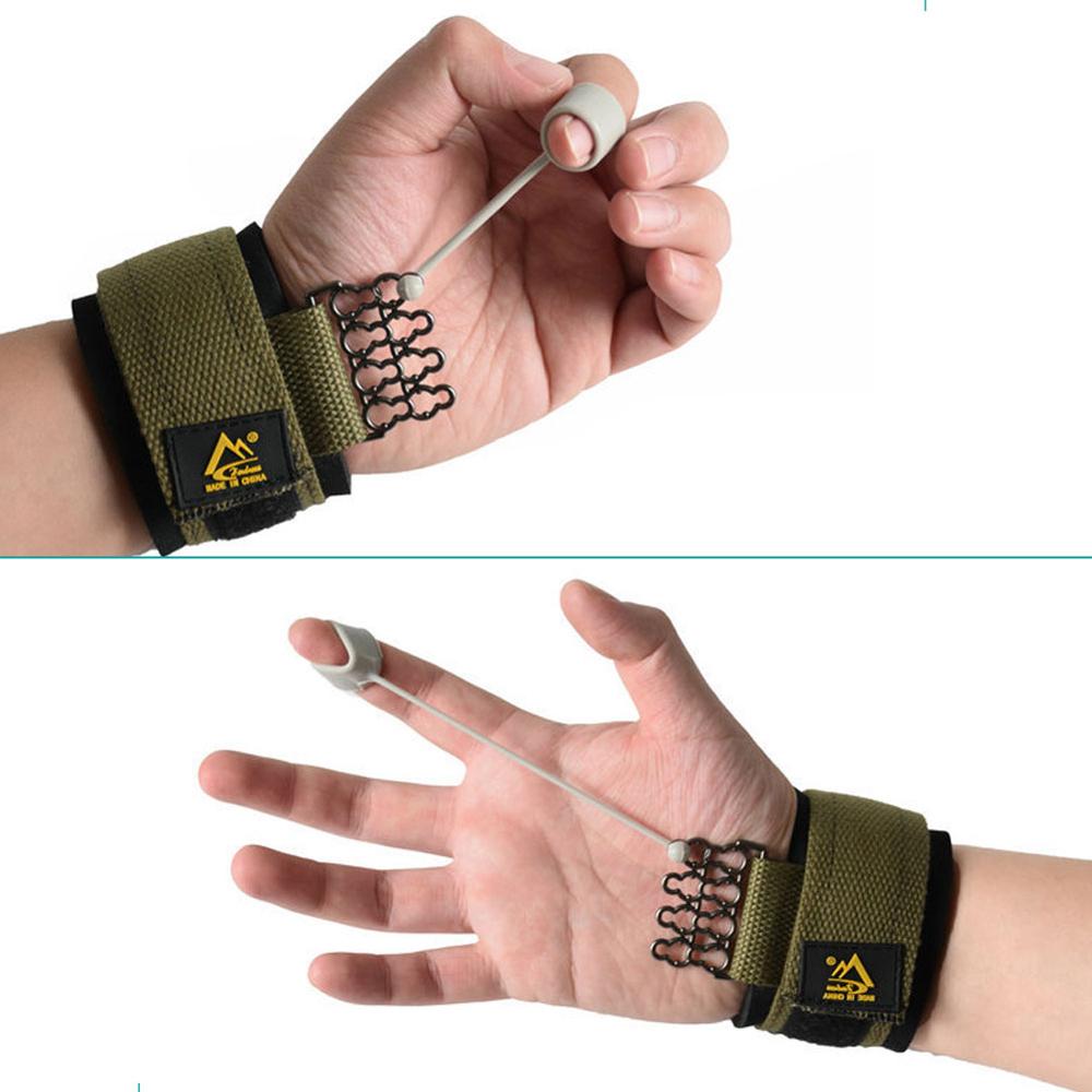 Finger extensor styrker håndtrener trener med motstandsbånd båre leddgikt håndleddetreningsterapi for gitar