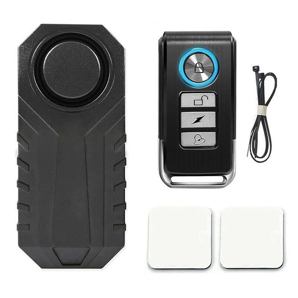 Bike Protecter 113dB Anti-Theft Vibration Motorcycle Bike Security Alarm Waterproof Burglar Alarm Theft Protection