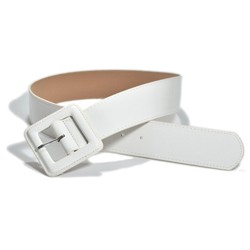 Cinturón ancho de charol para mujer, cinturón ancho con hebilla, accesorio para vestido, corsé, faja