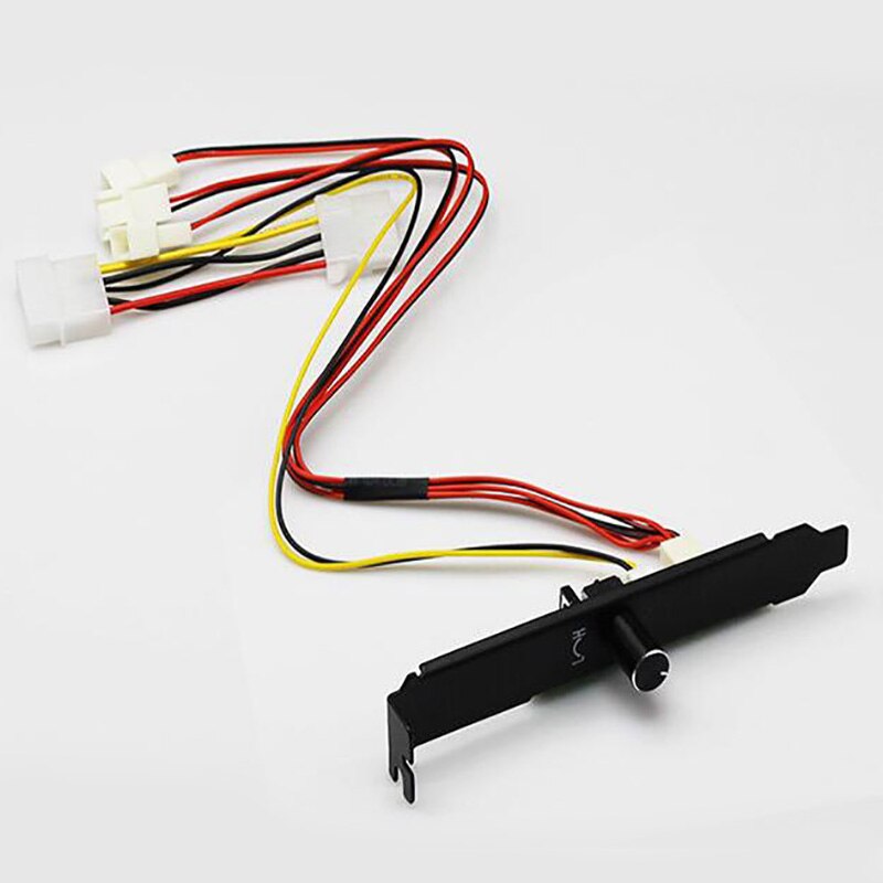 Case Fan Speeder PCI a 3-Way Fan Controller Hub Desktop PC Fan Speeder Desktop Computer Fan Speed Governor