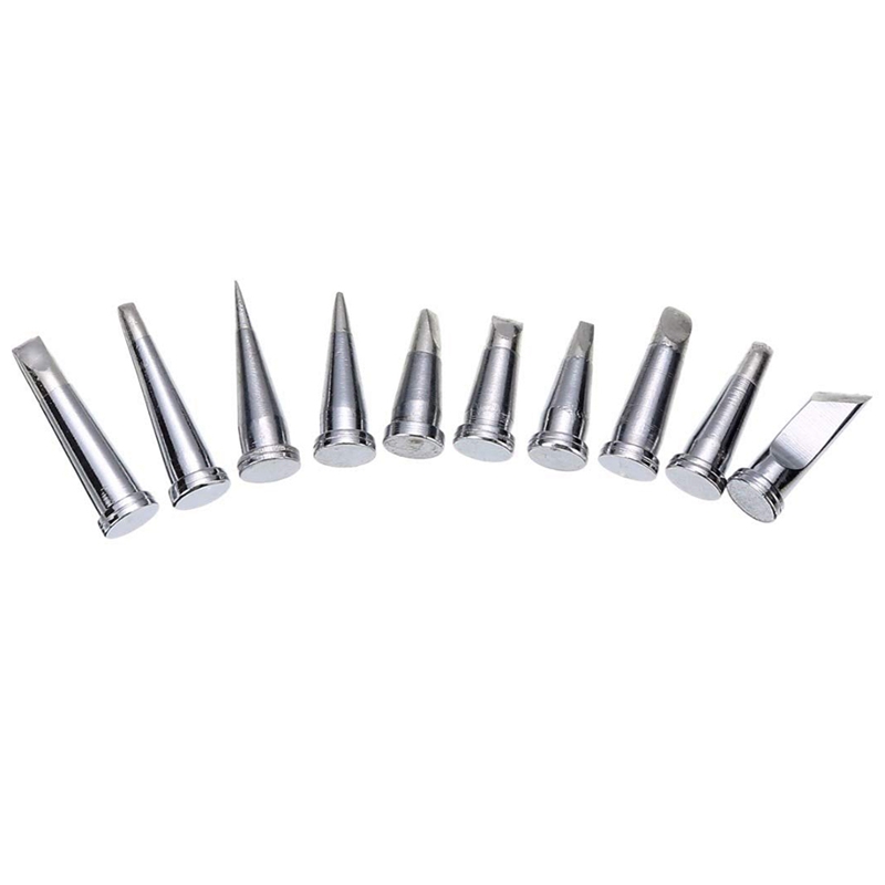 10Pcs Durable Soldering Tip Set for Weller WSD81 WD1000 WSP80 WP80 LT Soldering Station: Default Title