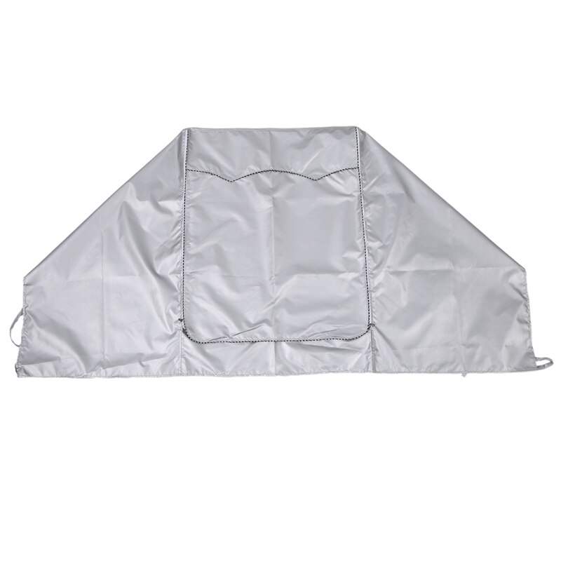 Tela Oxford plateada, cubierta automática para lavadora de tambor, cubierta impermeable Sunsn
