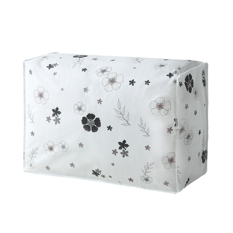 Pliable Fermeture Éclair Imperméable À L'eau Sac De Rangement Vêtements Literie Couverture Courtepointe Placard Organisateur Boîte Armoire Conteneur: A / S