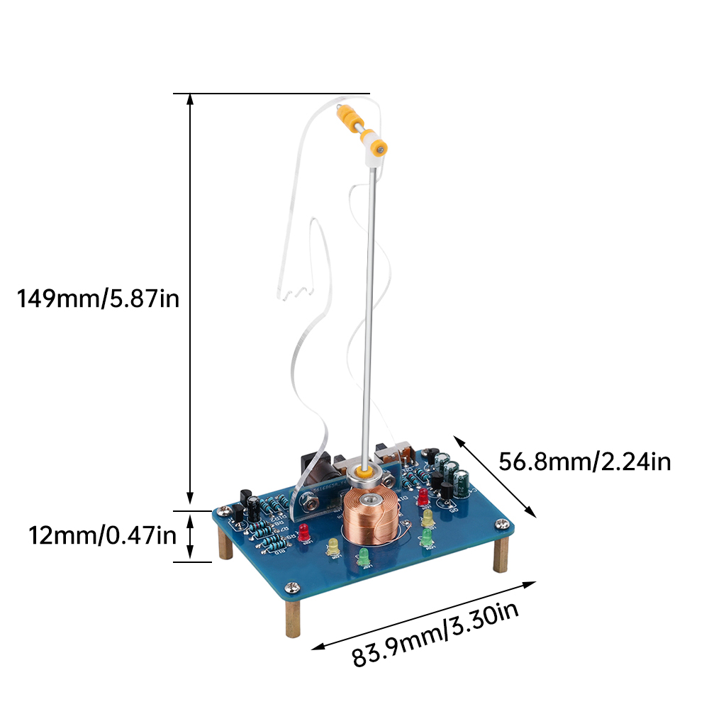 DC5V Elektronische Swing Kit Elektromagnetische Swing Onderwijs Circuit Productie DIY Lasset Losse Training Lassen Oefening Onderdeel