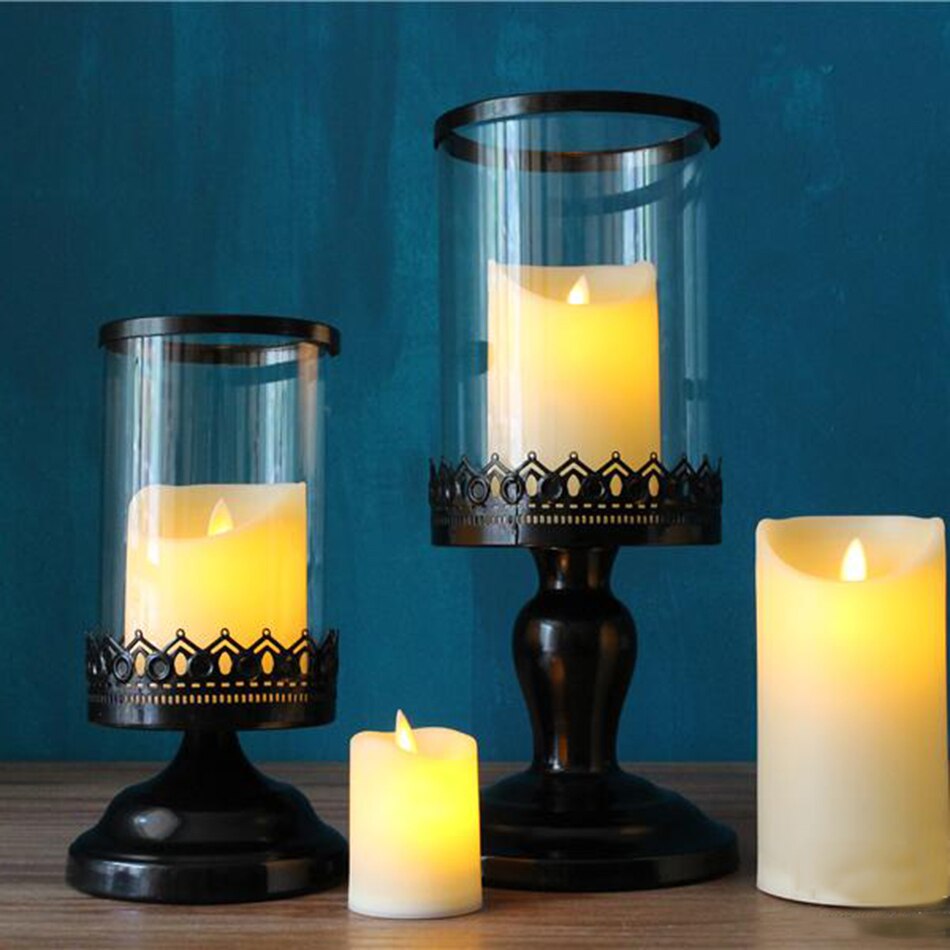 Fameless Plastic Led Pillar Candle,LED Candle Light For Wedding,Birthday,Club,Outdoor Activities Decor.Lovely Led Night Light