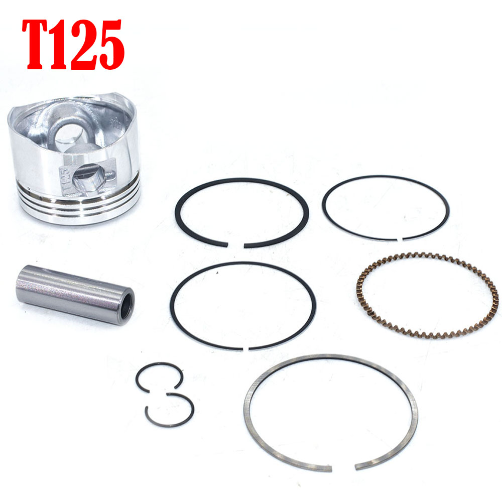 Kit de pistón de 52,4mm y 125CC, piezas del motor, pasador de anillo de pistón para Lifan S125 LF Dirt Pit Bike, motocicleta: T125