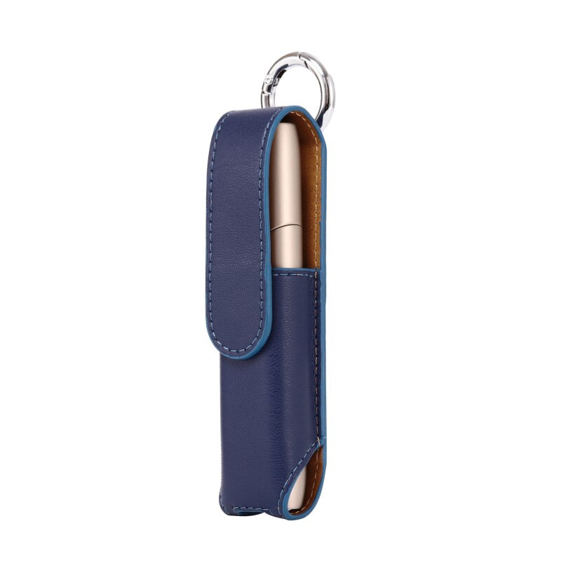 fallen Für IQOS 3 Multi fallen Für IQOS Zigaretten Zubehör Schützen Abdeckung Für IQOS 3,0 Elektronische Zigarette Mini Leder fallen: dunkel Blau Farbe