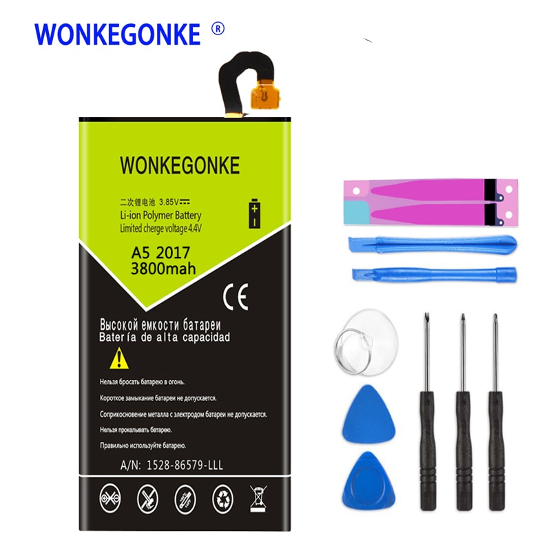 WONKEGONKE EB-BA520Abe Für Samsung Galaxis A5 A520F SM-A520F Auflage batterie