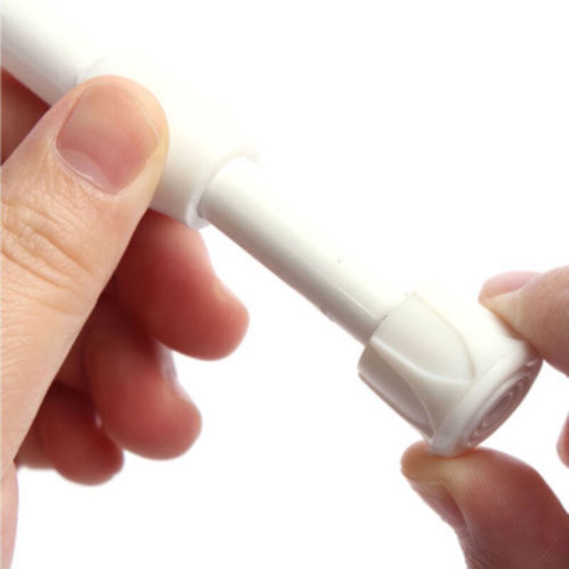 Curtain Rail Pole Rod Telescopic Tension High Carbon Steel Extendable For Bathroom MU8669