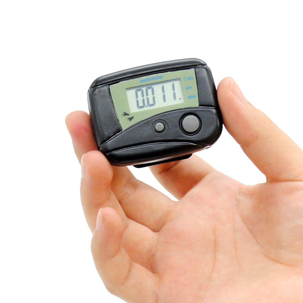 Black LCD Digital Step Pedometer Run Calorie Walking Counter Pocket Clip