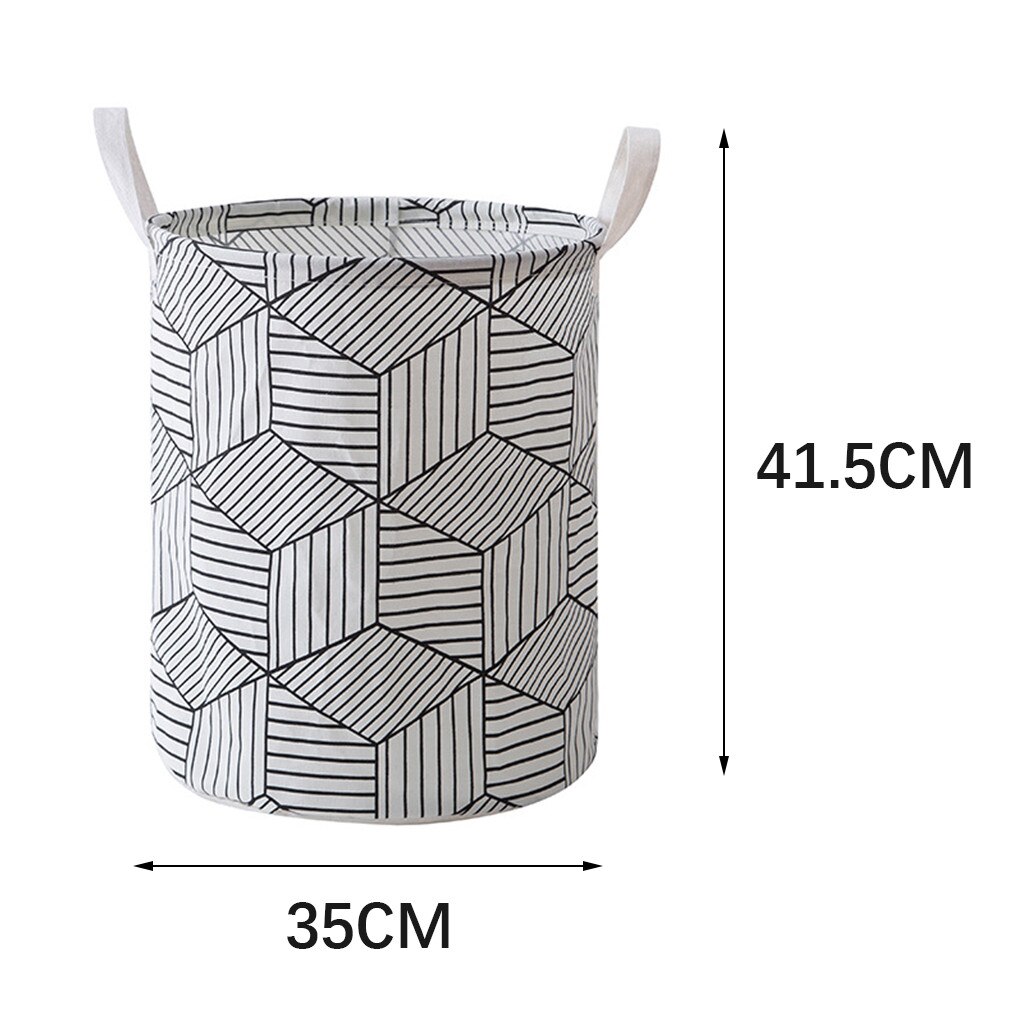 Dirty Cloth Basket Waterproof Large Laundry Basket Collapsible Round Laundry Bags Hamper Storage Bin Cesto Ropa Sucia