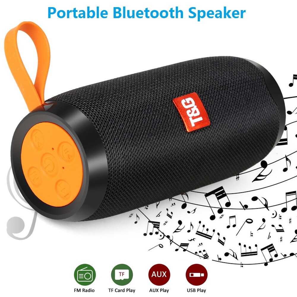 TOPROAD HIFI Portable Bluetooth Speaker 10W Draadloze Stereo Kolom Stof