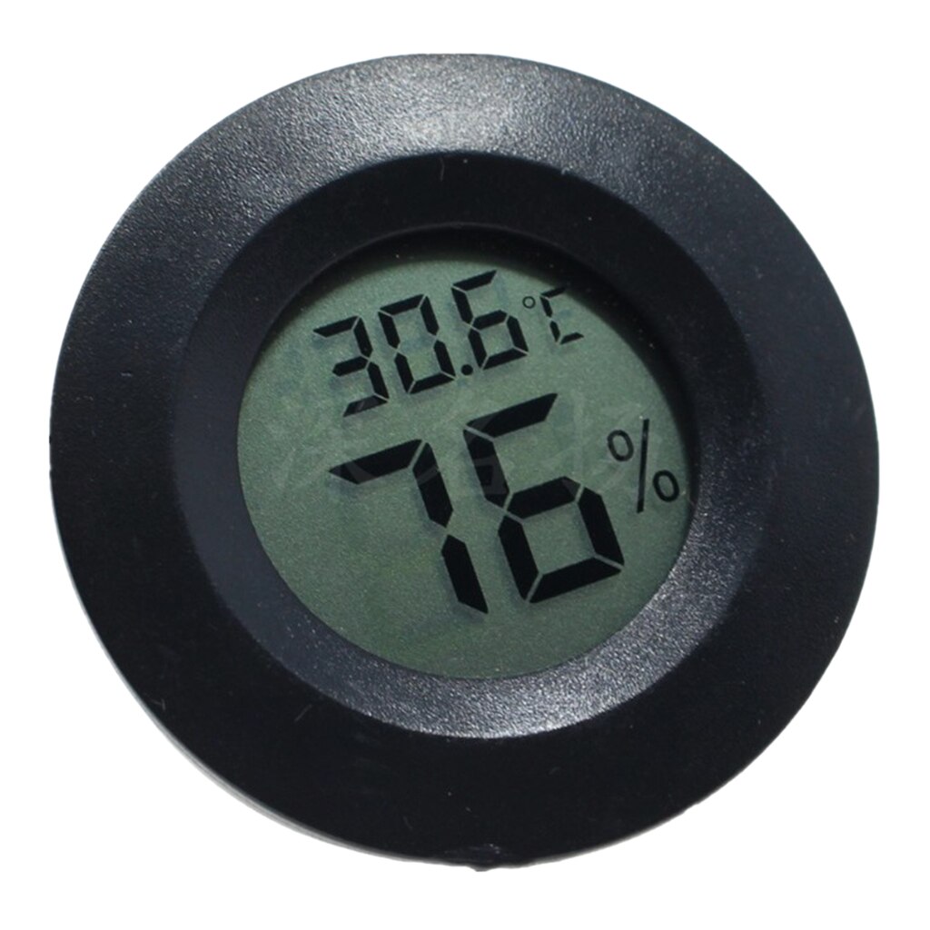 Hygromètre rond d'humidité de thermomètre pour les Terrariums de réservoir de serpents de Reptile