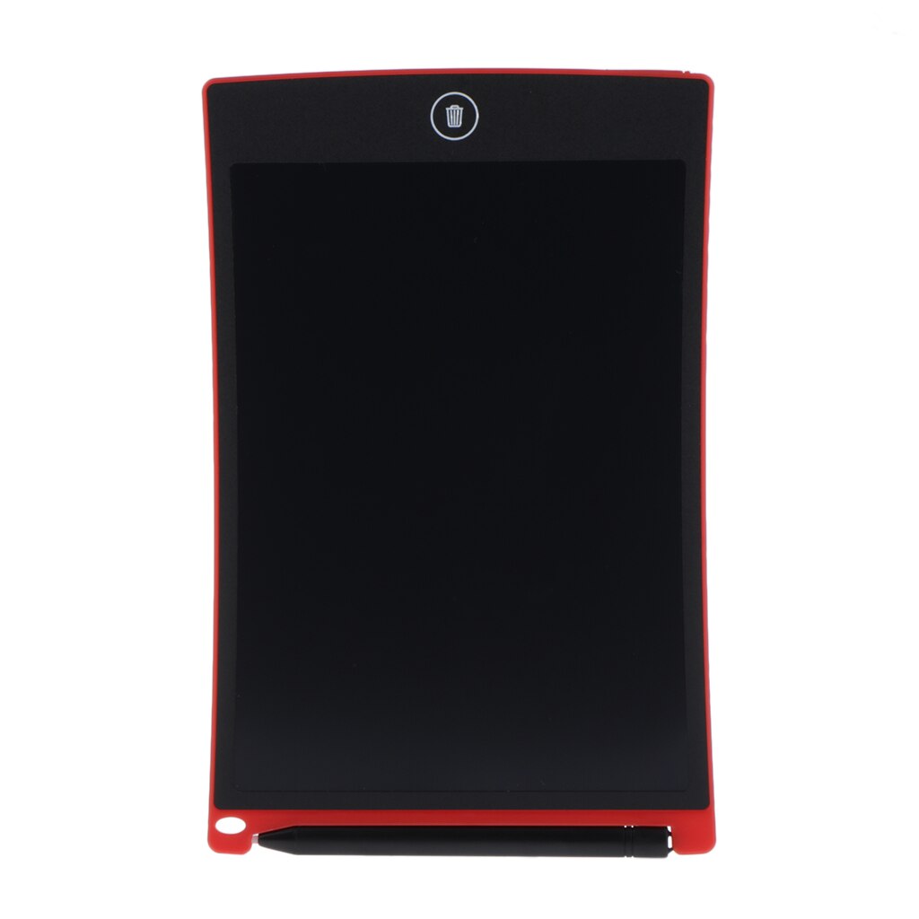 LCD Writing Tablet 8.5 Inch Drawing Tablet Kids Doodle Board Drawing Board: Red