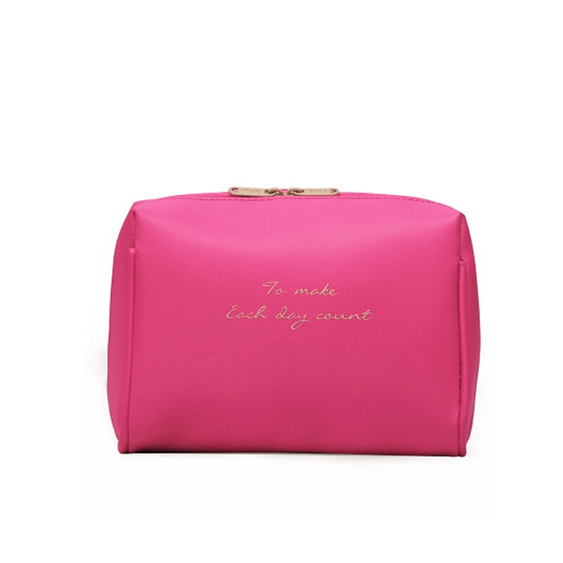 Reistasjes voor cosmetica, tasje voor essentiële oliën, draagbare reistas, handig make-up tasje voor dames en meisjes, reisorganizer, make-up tasje: Rozenrood