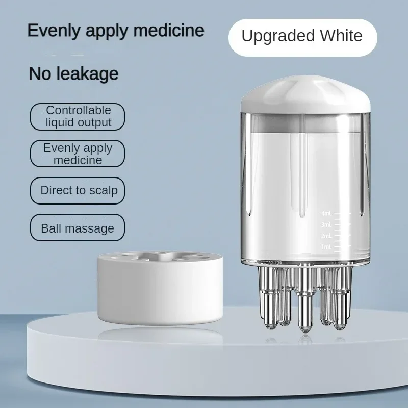 Hoofdhuidapplicator Vloeibare kam voor haarhoofdhuidbehandeling, etherische olie, vloeibare geleidende stimulator, haargroeiserumolie, aanbrengen: MULTI