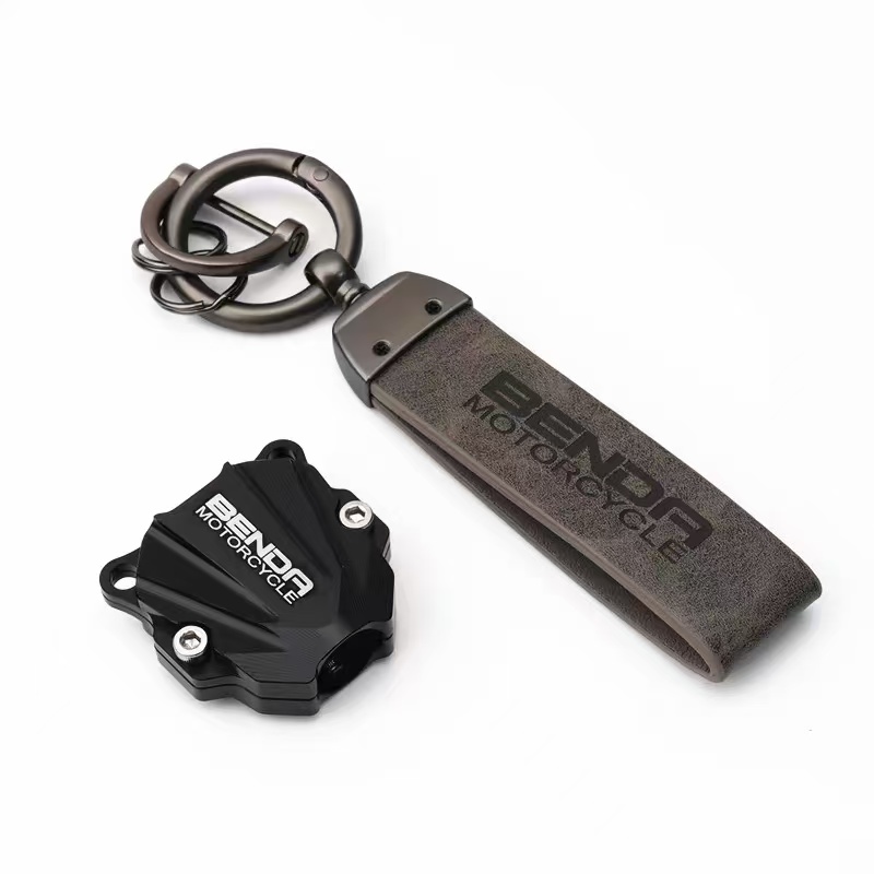 CNC Motorcycle Key Head Protective Case Cover For Benda Chinchilla 450 300 Rock 250 300 LFS 700 LFC 700 KeyChain Accessories: army green