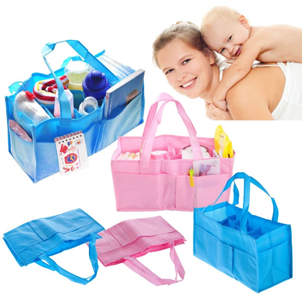 2 Kleuren Portable Baby Luier Nappy Changing Bag Inserts Handtas Organizer Pouch Opslag Innerlijke Luiers Fles Opslag Mummie Zak