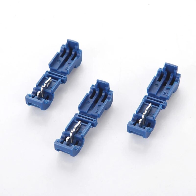 40pcs Quick Lock Splice Wire Connector Terminal Crimp Clip Car Wiring Cable Kit