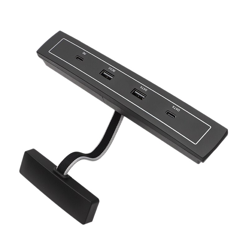 27W Quick Charger Intelligent Docking Station Center Console USB Shunt Hub for Tesla Model 3 Model Y