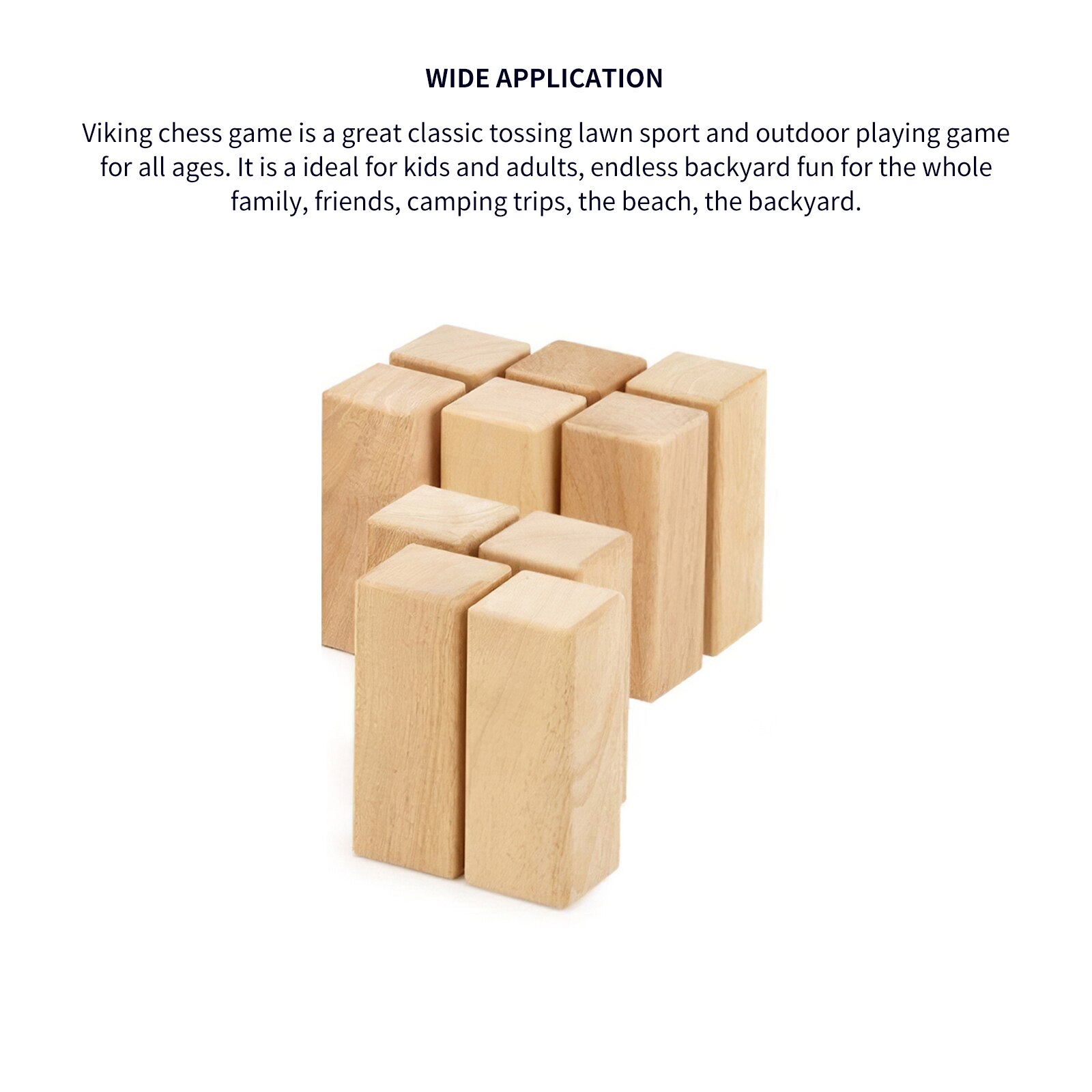 Interessant Wikinger Schach Spiel Kubb Hinterhof Spiel einstellen Zusammenstoß Werfen Hof Spiele Für Außerhalb Strand Rasen Hinterhöfe Party freundlicher Erwachsene