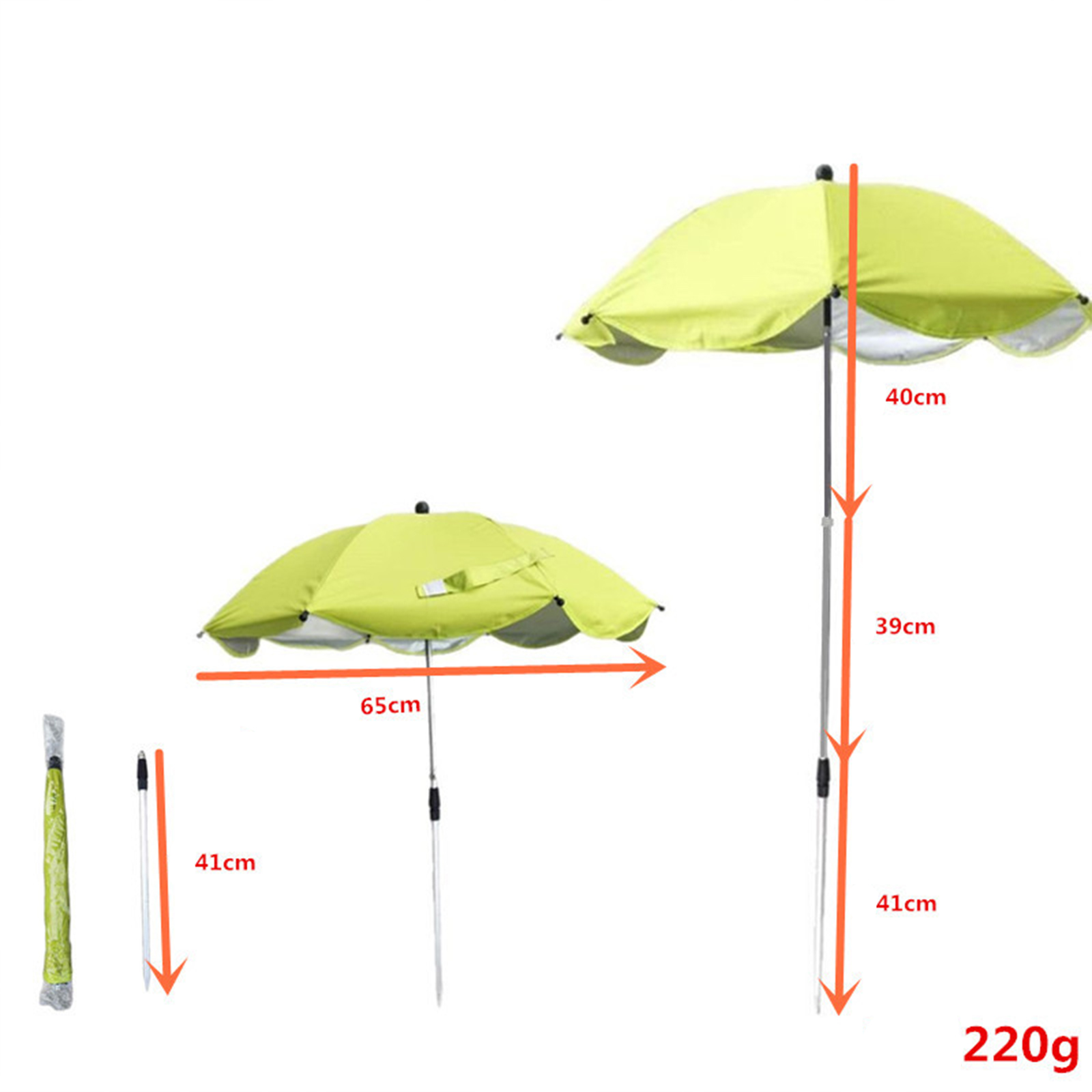 Outdoor Plant Umbrella Shade Cover Adjustable Height Canopy Telescopic for Garden Lawn Patio Flowers Potted Yard Reusable Decor