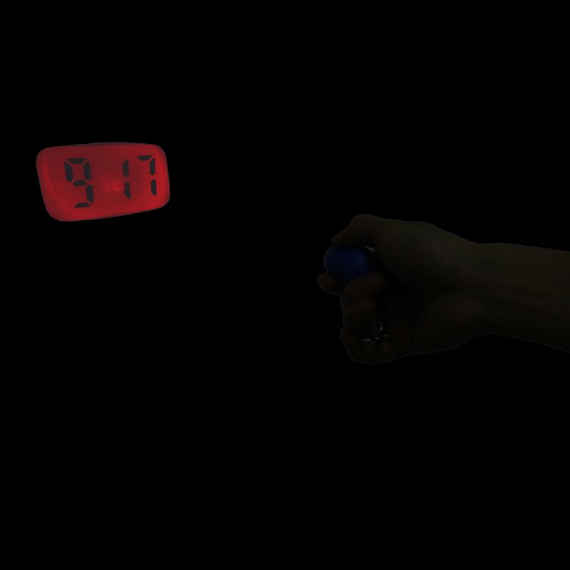 Mini digitale projectieklok, draagbare led-klok met tijdprojectie, digitaal horloge, nachtlampje, magische projectorklok