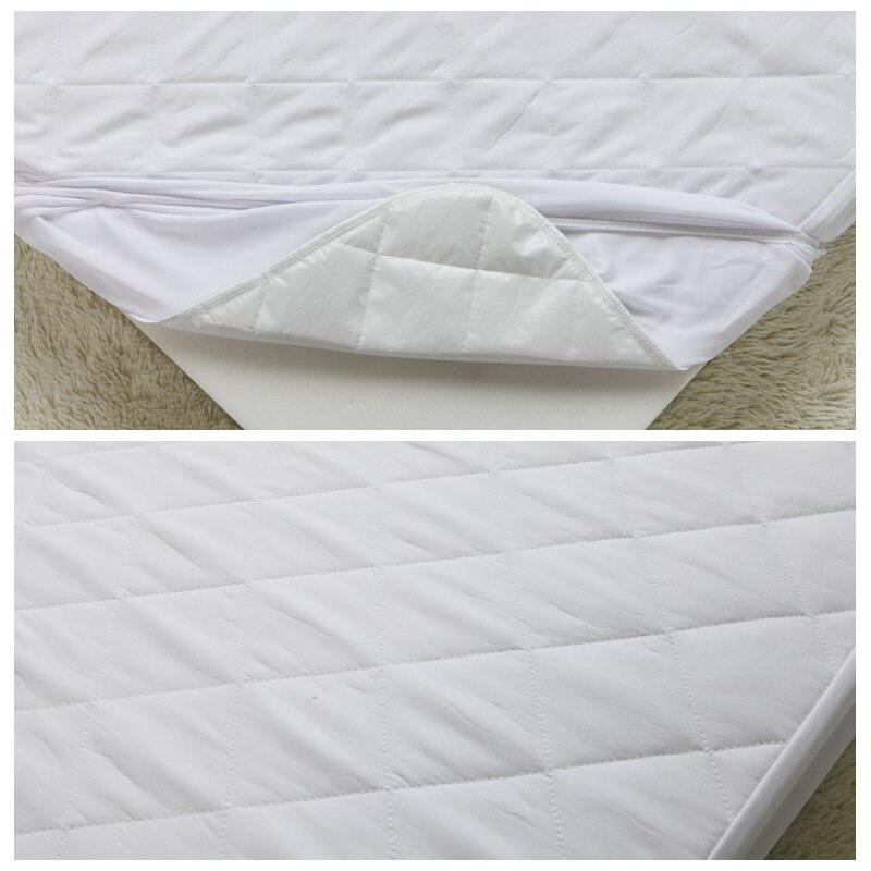 Waterdichte Matrasbeschermer Ademend Matras Pad Anti Mijt Stof Matrashoes Voor Baby 28*52*6Inch/71*132*15Cm