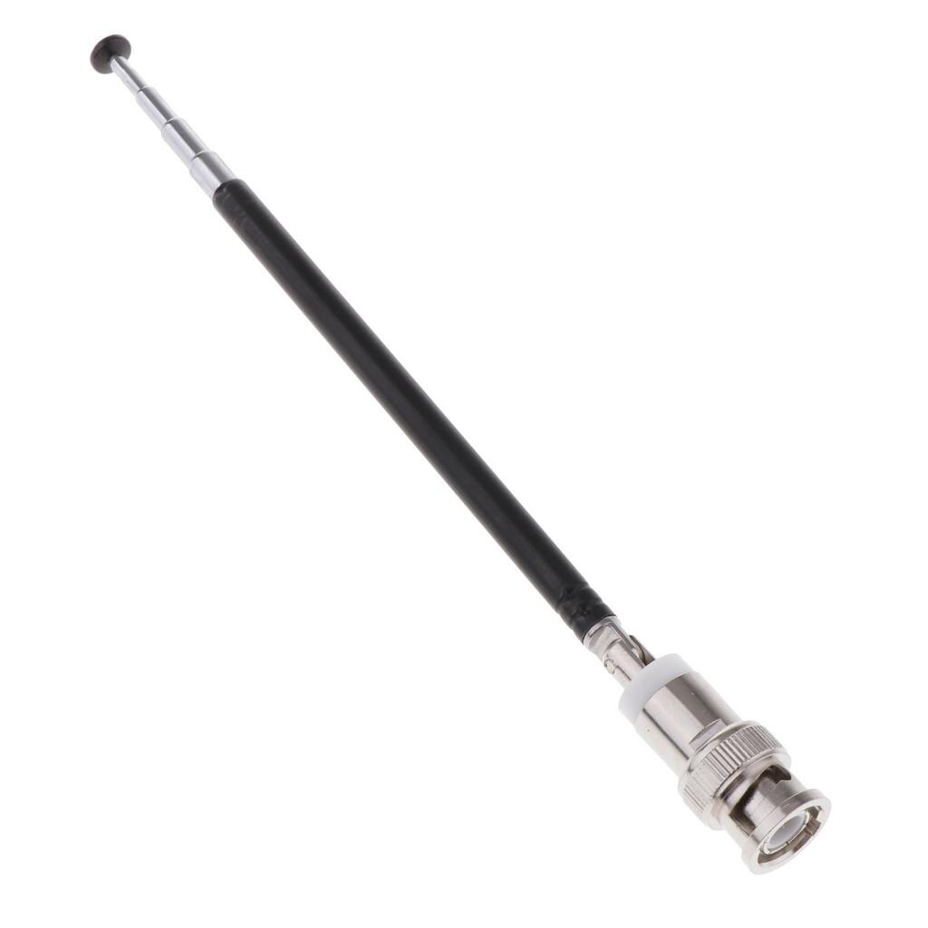 Extendable Telescopic Antenna BNC Connector For Wireless Microphone Receiver