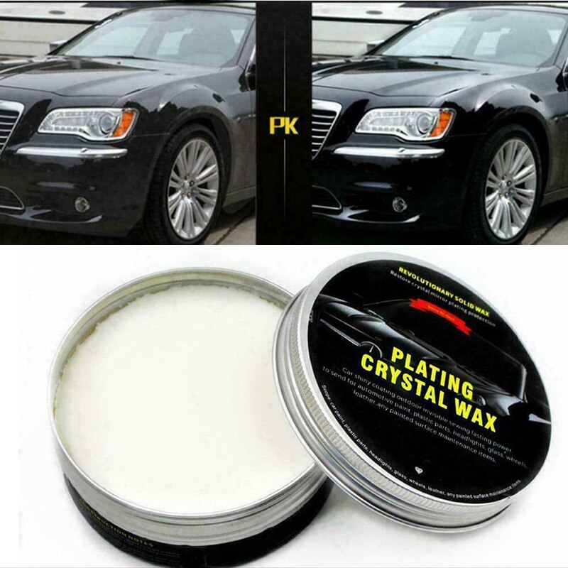 200G Auto Kristal Plating Coating Wax Set Hard Glossy Carnauba Paint Care Met Spons En Handdoek Voor Auto Verf zorg