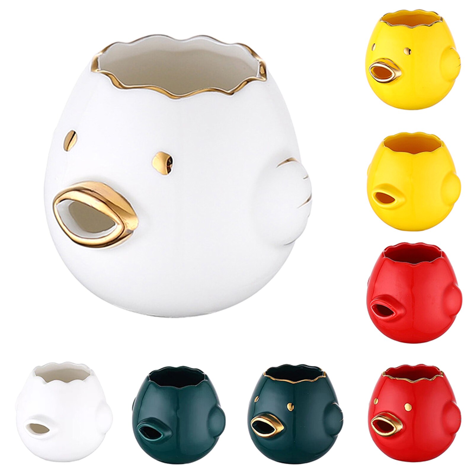Egg Separator Ceramic Egg Yolk White Separator Cute Egg Yolk Separator Cartoon Cute Automatic Separation Kitchen Gadgets UND