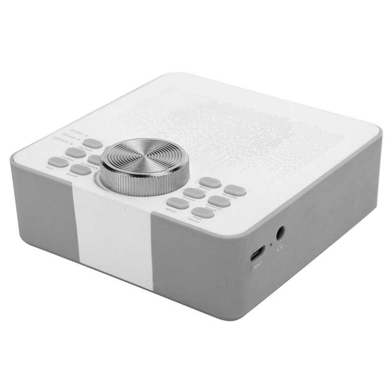 Noise Machine SMY‑02 Sleeping Sound Therapy Machine Portable Sleep Aid White Noise Machine Black White Noise Machine