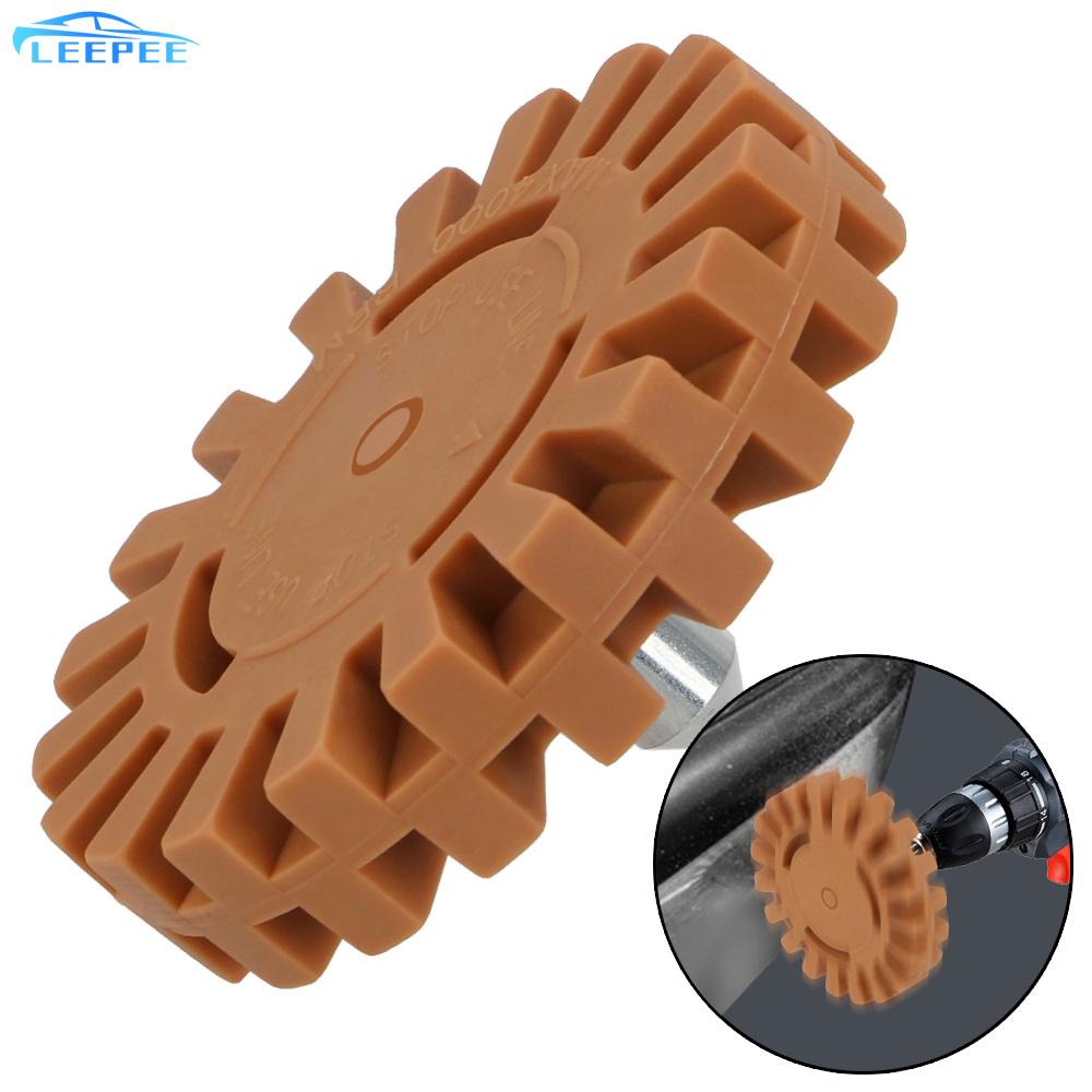 20mm Auto Repair Paint Tool Polishing Wheel Decal Remover 1/4" Shank Rubber Eraser Whee for Car Glue Stickers And Decals