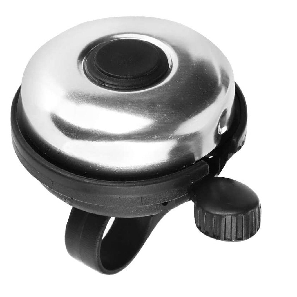 Right Hand Bicycle Bike Bell Aluminum Loud Crisp Clear Sound Adults Kids Ringer Outdoor Clear Sound Loud Replacement Right Hand: Silver 