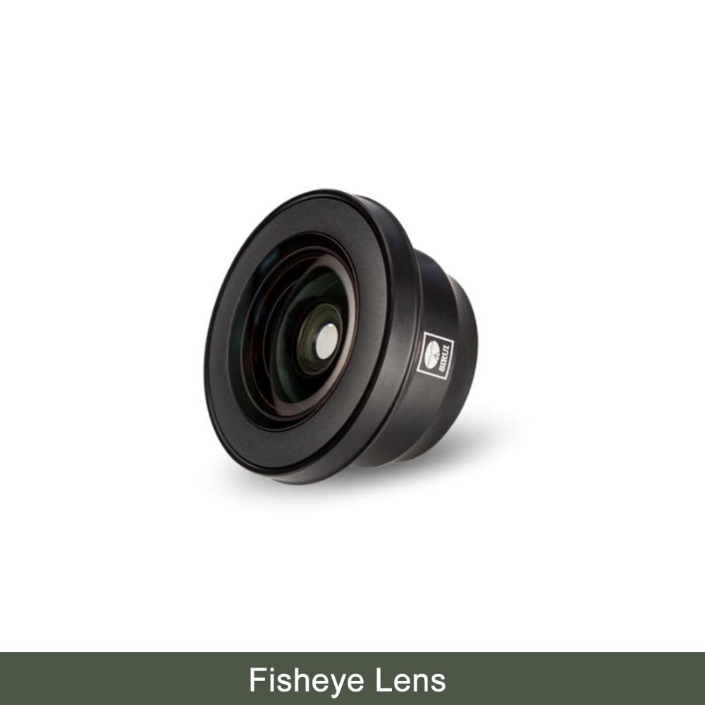 Sirui 18MM 60MM Wide Angle 10X Macro Phone Lens Fisheye Telephoto Portrait Camera Phone Lenses for iPhone 11 Pro Max 8 7 Huawei: Fisheye Lens