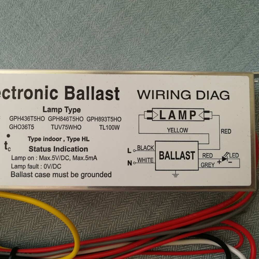 230v 95w Germicidal Lamp Electronic Ballasts Uv Ballast Ip64 Rl1 800 100 Ul Ce Certificates For 